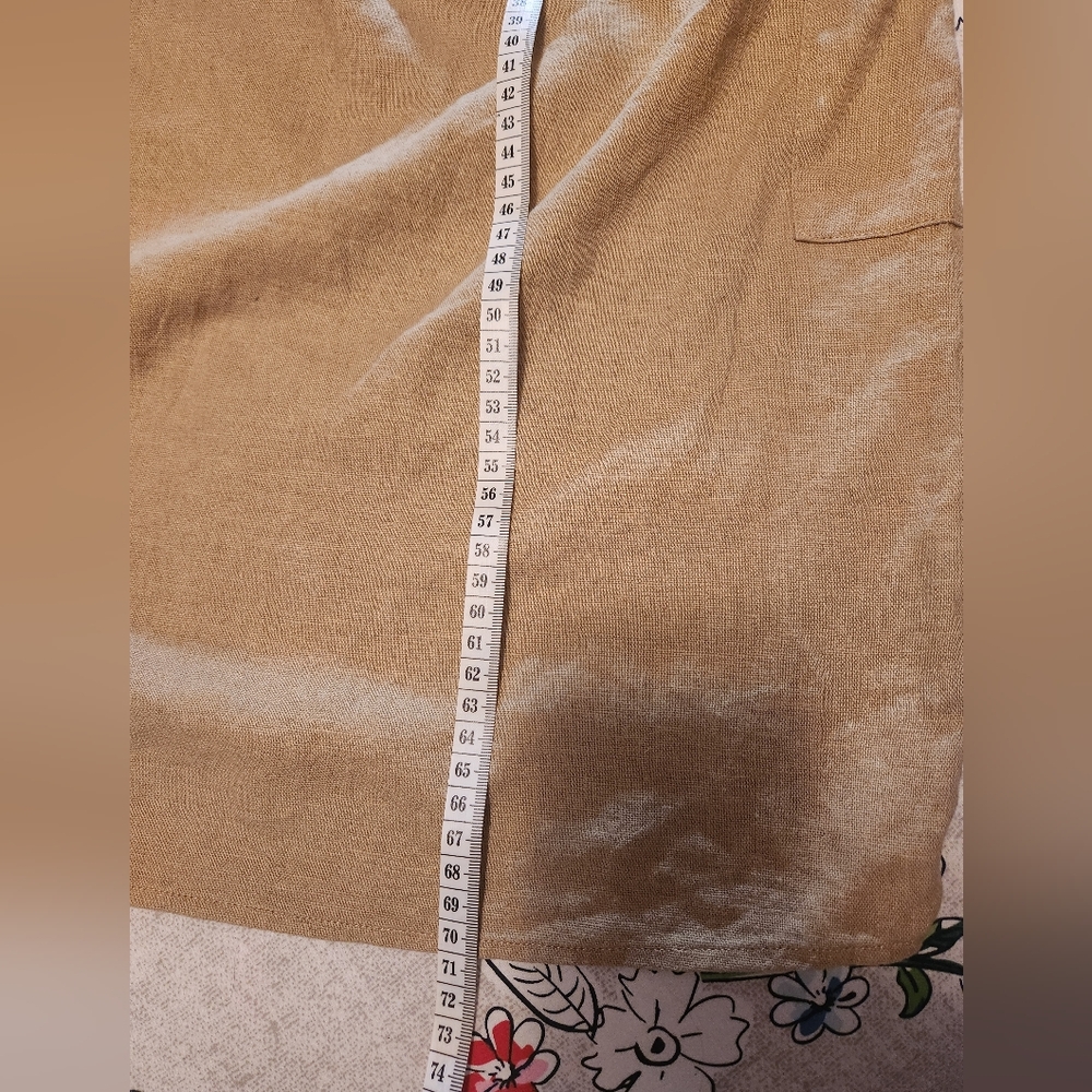 Michael Kors XS Tan Linen Skirt - Picture 4 of 5